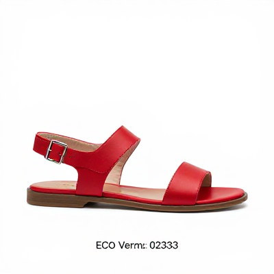 Sandália Eco Vermelho 02333
