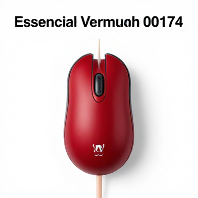 Mouse Essencial Vermelho 00174