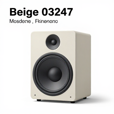 Caixa de Som Moderno Bege 03247