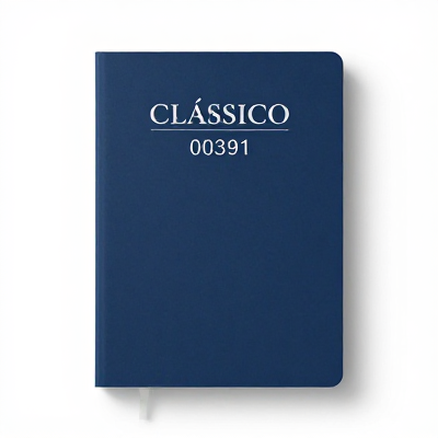 Notebook Clássico Azul 00391