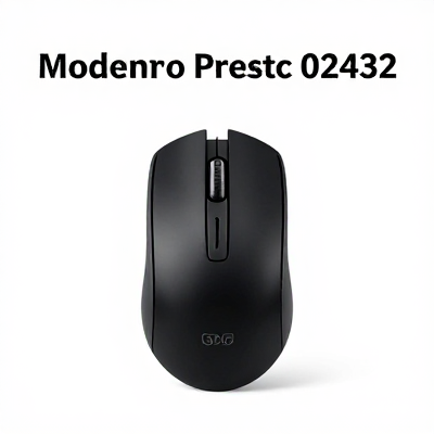 Mouse Moderno Preto 02432