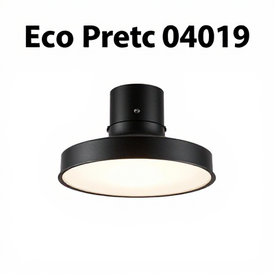 Luminária Eco Preto 04019