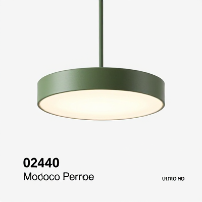 Luminária Moderno Verde 02440