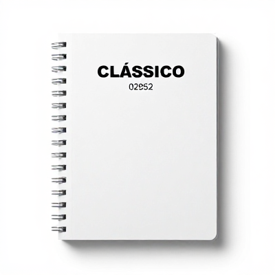 Notebook Clássico Branco 02952