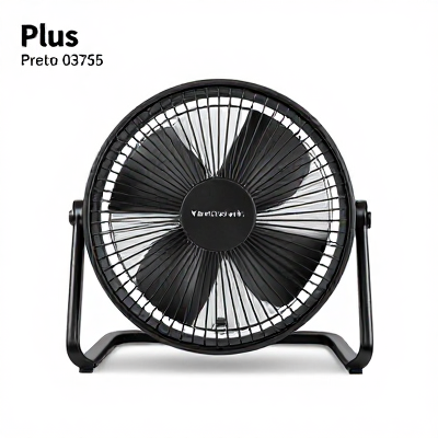 Ventilador Plus Preto 03755
