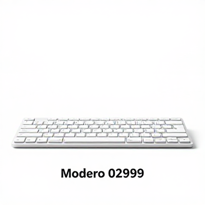Teclado Moderno Branco 02999