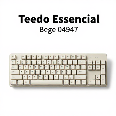 Teclado Essencial Bege 04947