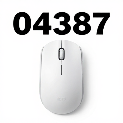 Mouse Moderno Branco 04387