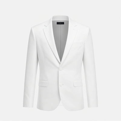 Jaqueta Moderno Branco 04304