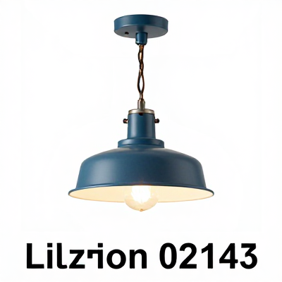 Luminária Vintage Azul 02143