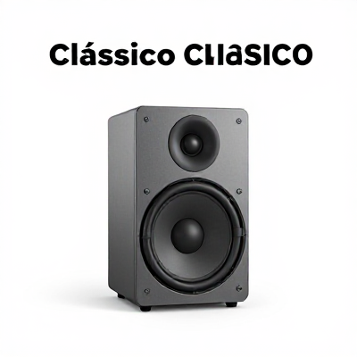 Caixa de Som Clássico Cinza 02620