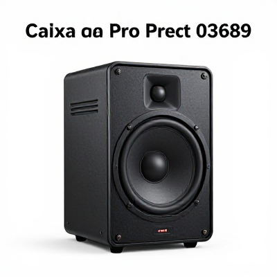 Caixa de Som Pro Preto 03689