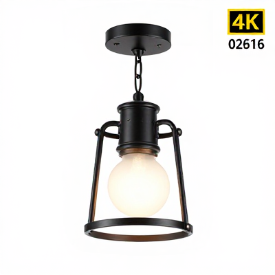 Luminária Vintage Preto 02616