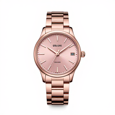 Relógio Deluxe Rosa 03709