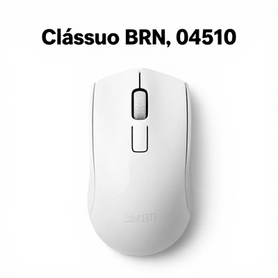 Mouse Clássico Branco 04510