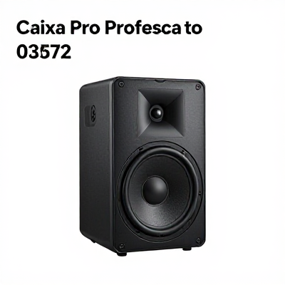 Caixa de Som Pro Preto 03572