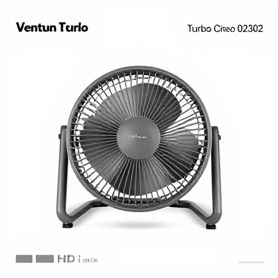 Ventilador Turbo Cinza 02302