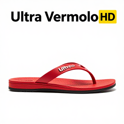 Chinelo Ultra Vermelho 04218