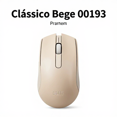 Mouse Clássico Bege 00193