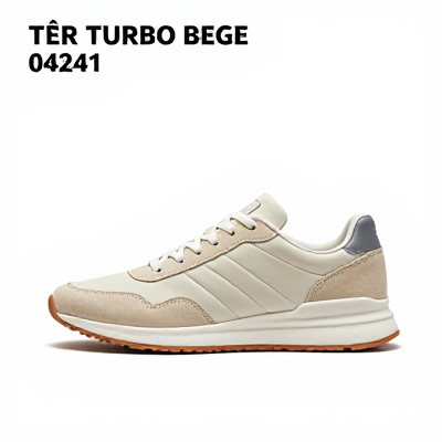 Tênis Turbo Bege 04241