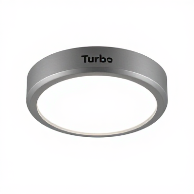 Luminária Turbo Cinza 00628