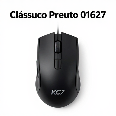 Mouse Clássico Preto 01627