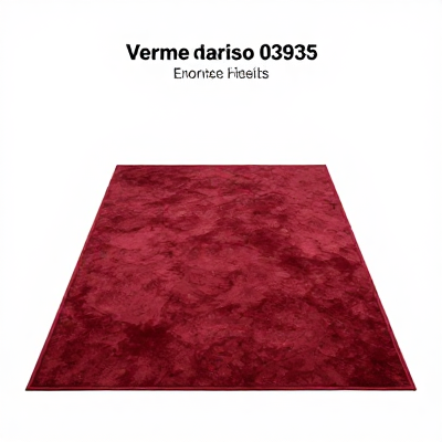 Tapete Moderno Vermelho 03935