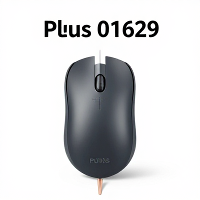 Mouse Plus Cinza 01629