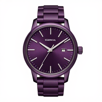 Relógio Essencial Roxo 02874
