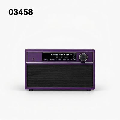 Caixa de Som Vintage Roxo 03458