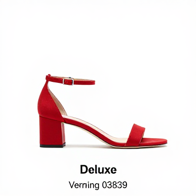 Sandália Deluxe Vermelho 03839