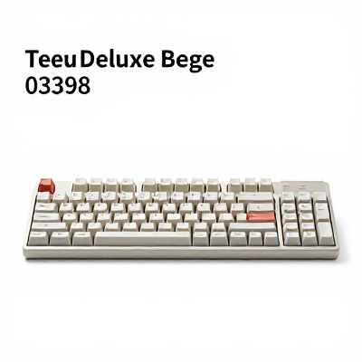 Teclado Deluxe Bege 03398