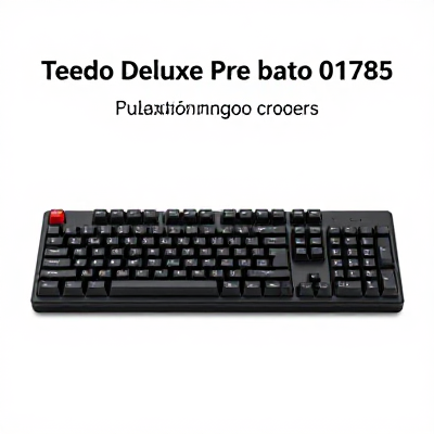 Teclado Deluxe Preto 01785