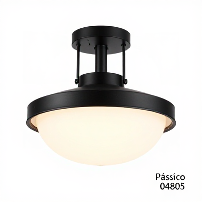 Luminária Clássico Preto 04805