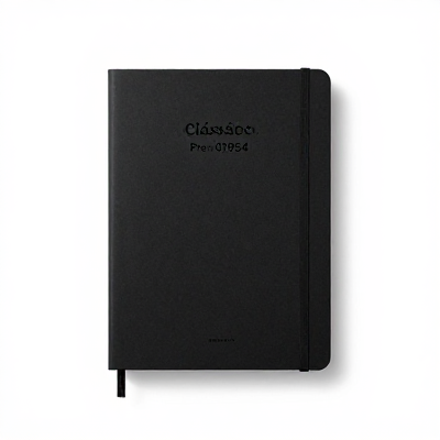 Notebook Clássico Preto 01954