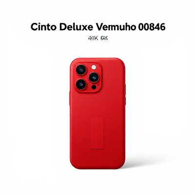 Cinto Deluxe Vermelho 00846