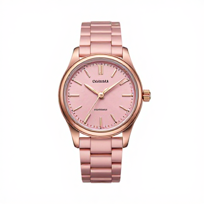 Relógio Vintage Rosa 04457
