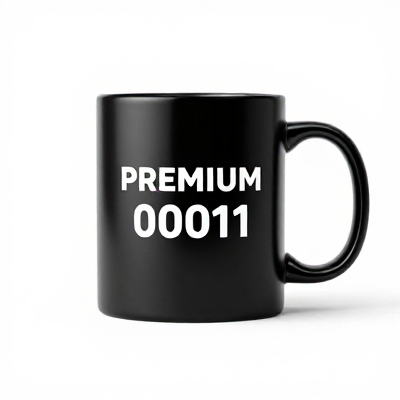 Caneca Premium Preto 00011