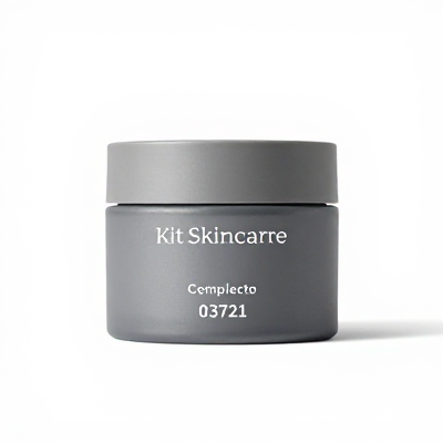 Kit Skincare Compacto Cinza 03721