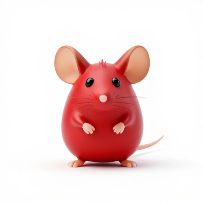 Mouse Slim Vermelho 03878
