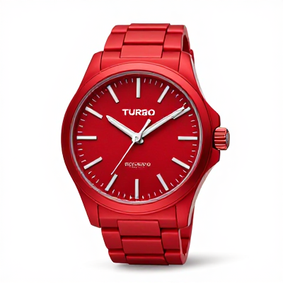 Relógio Turbo Vermelho 00402