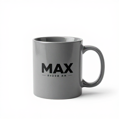 Caneca Max Cinza 01720