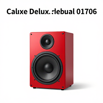 Caixa de Som Deluxe Vermelho 01706