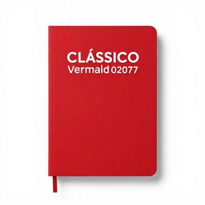 Notebook Clássico Vermelho 02077