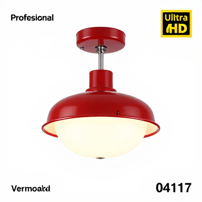 Luminária Clássico Vermelho 04117