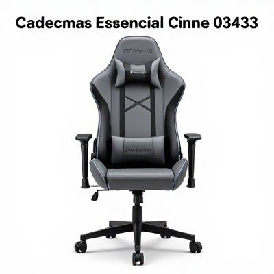 Cadeira Gamer Essencial Cinza 03433