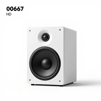Caixa de Som Moderno Branco 00667