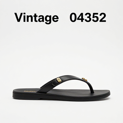 Chinelo Vintage Preto 04352