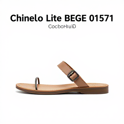 Chinelo Lite Bege 01571