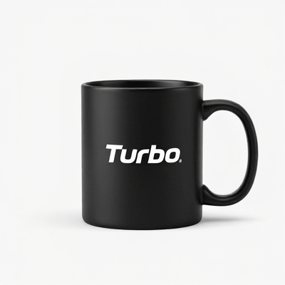 Caneca Turbo Preto 02804